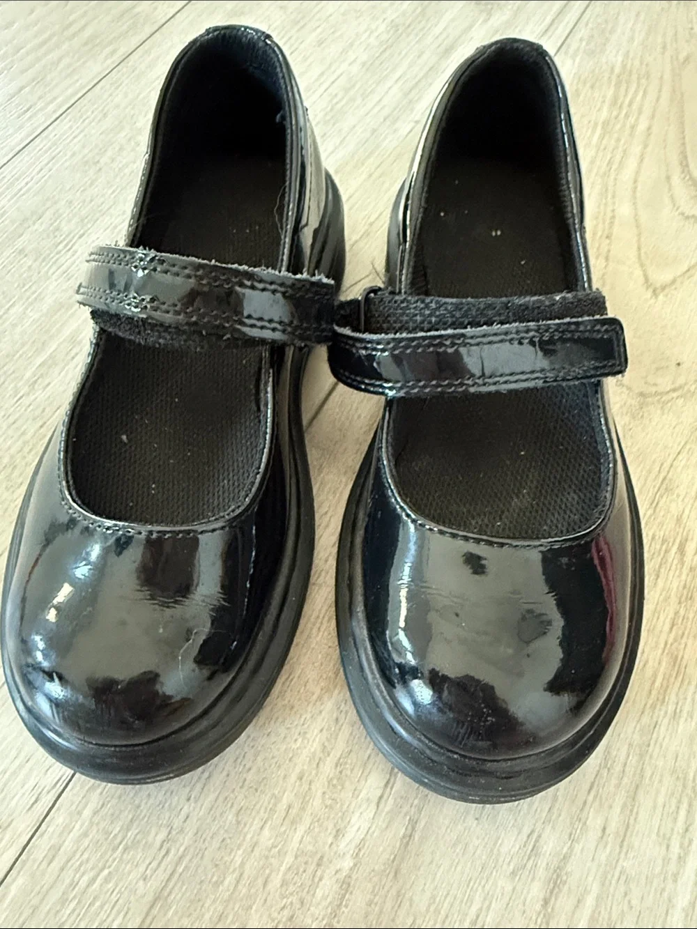 Dr. Martens Black Patent Mary Jane School Shoes